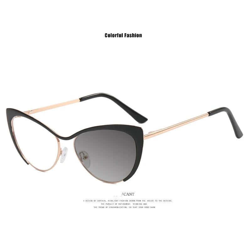 Lunettes de Lecture Œil de Chat — Monture Alliage, Anti-Reflets, Photochromiques, 12 Coloris, +0 à +6