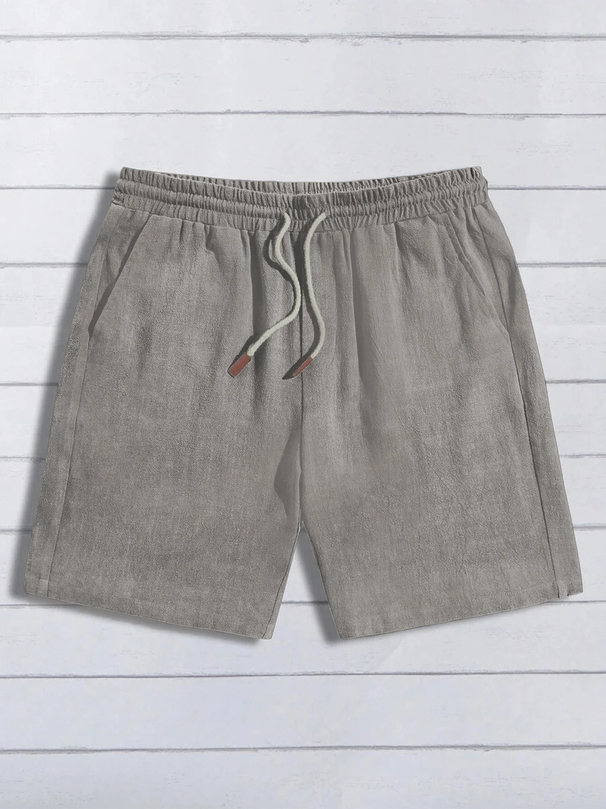 Short en Lin pour Homme – Coupe Ample, Style Casual, Respirant