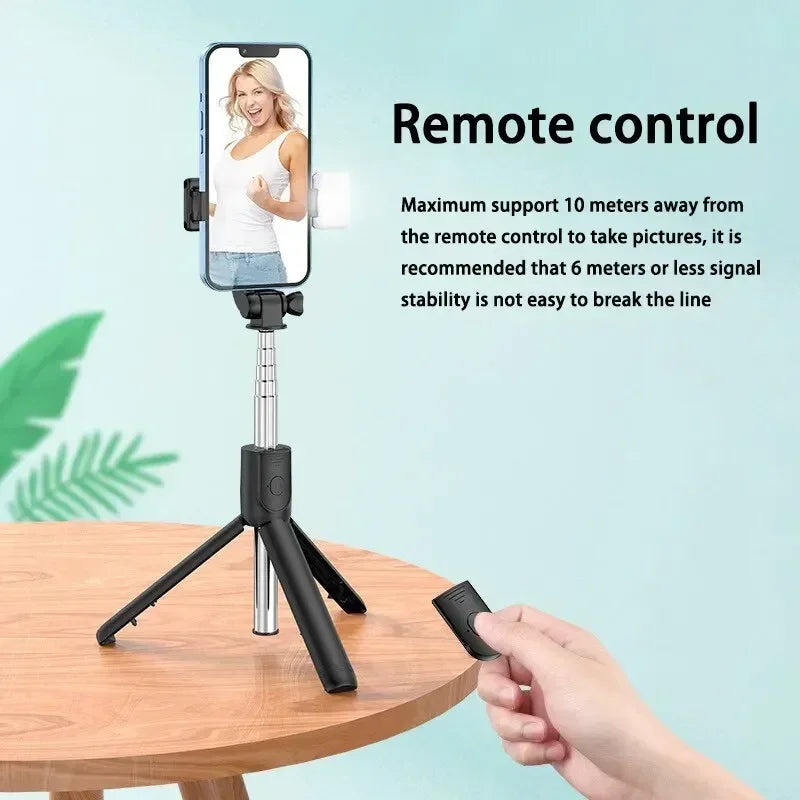 Perche à Selfie Télescopique Trépied Bluetooth 700mm — Télécommande Sans Fil
