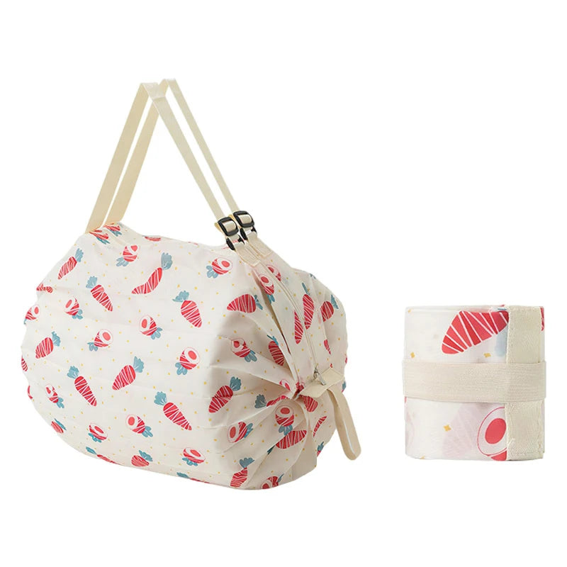 Sac Shopping Pliable Imperméable — Tote Bag Grande Capacité Plage & Courses