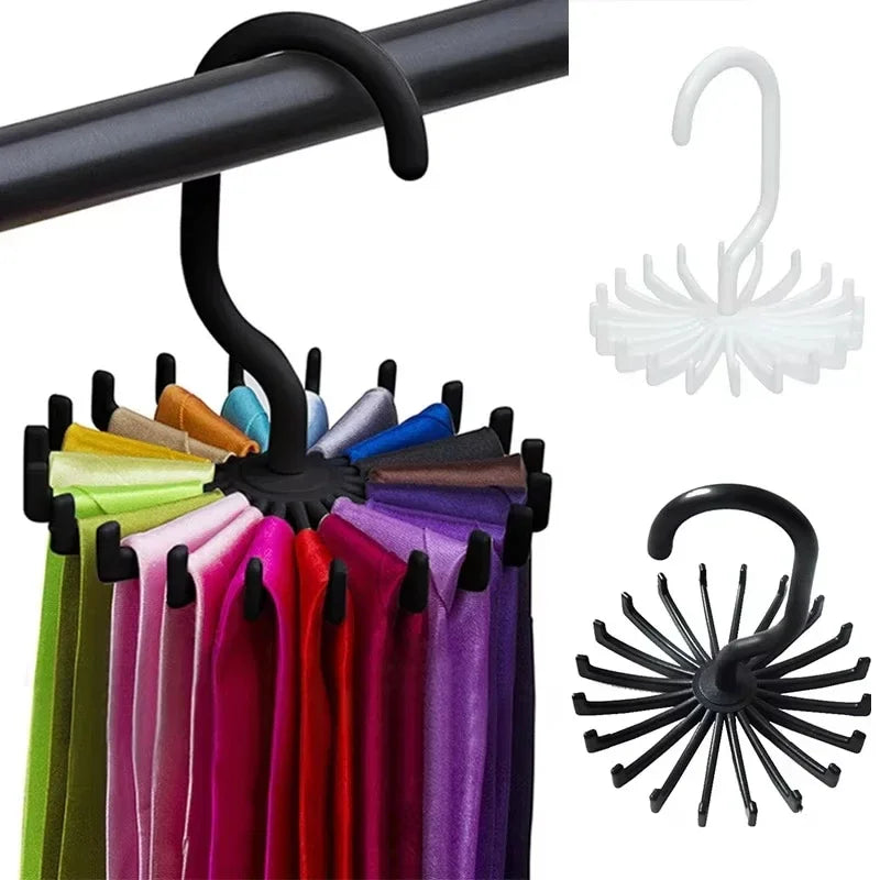 Porte-Cravates Rotatif 360° – Organiseur Cravates, Foulards & Ceintures