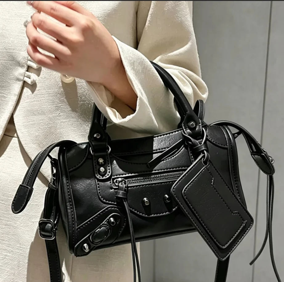 Sac À Main Grande Capacité 2026 — Sac Bandoulière & Hobo Femme Style Moto