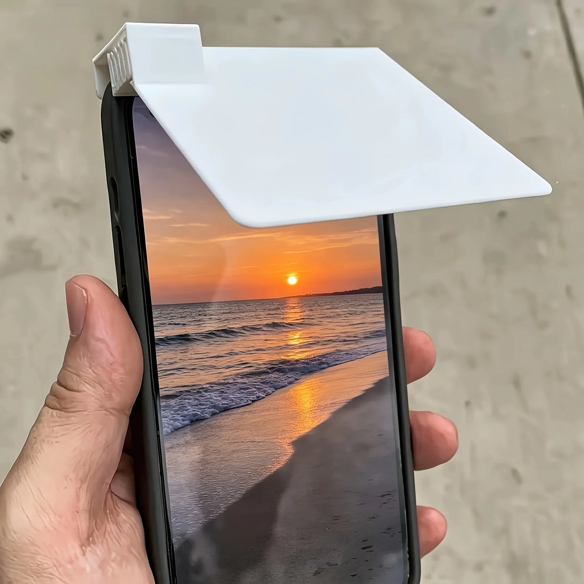 Pare-Soleil pour Téléphone — Réducteur d'Éblouissement Écran
