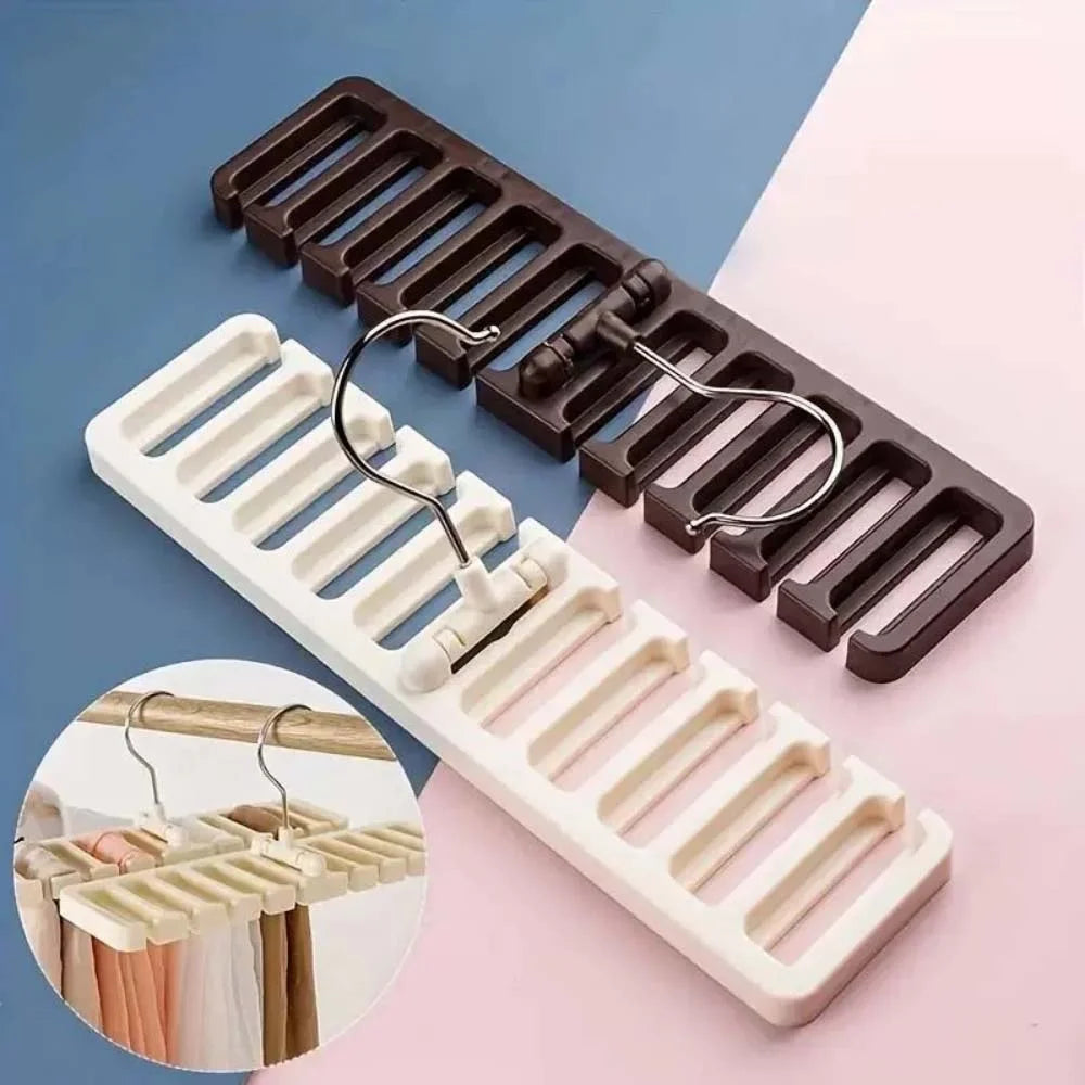 Organiseur Ceintures & Cravates Multifonction Armoire — Cintre Rangement Écharpes Soie