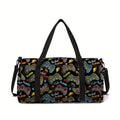Sac de Voyage Polochon Manette de Jeu Néon — Sac Enfant Grande Capacité 45cm