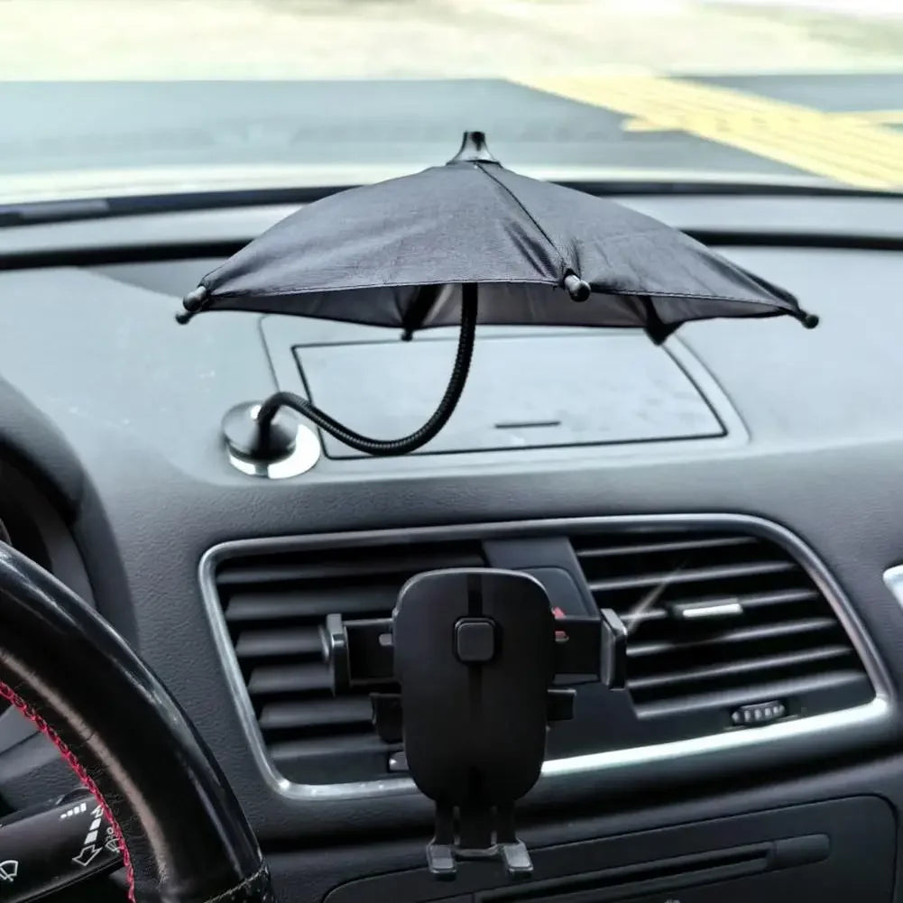 Support Téléphone Parapluie Magnétique 360° — Anti-éblouissement, Voiture / Vélo / Moto