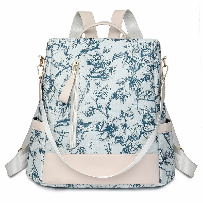 Sac à Dos Tendance Femme — Grande Capacité Cuir PU Style Rétro