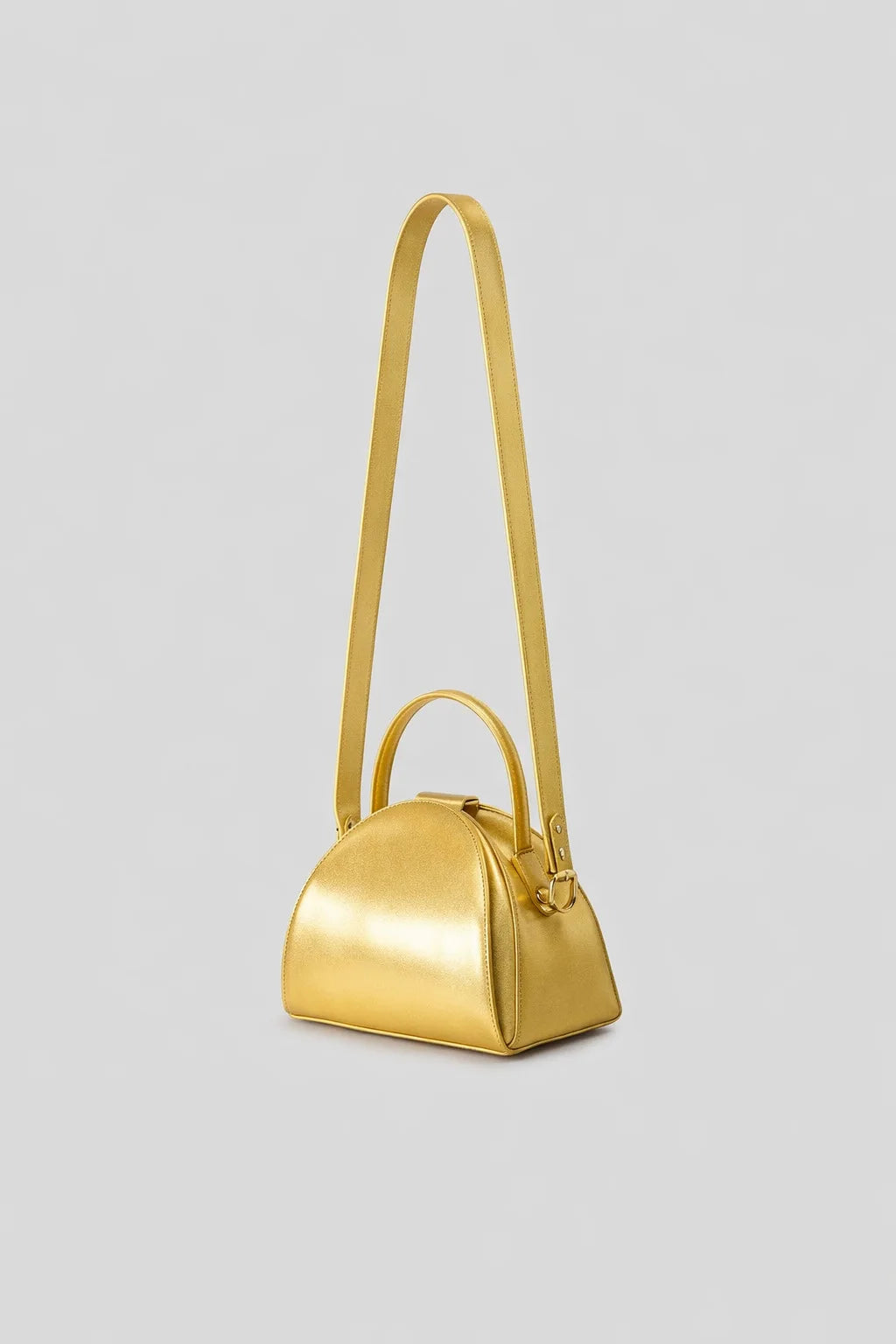 Sac Box Semi-Circulaire — Sac À Main Cuir Vegan PU Femme Forme Originale