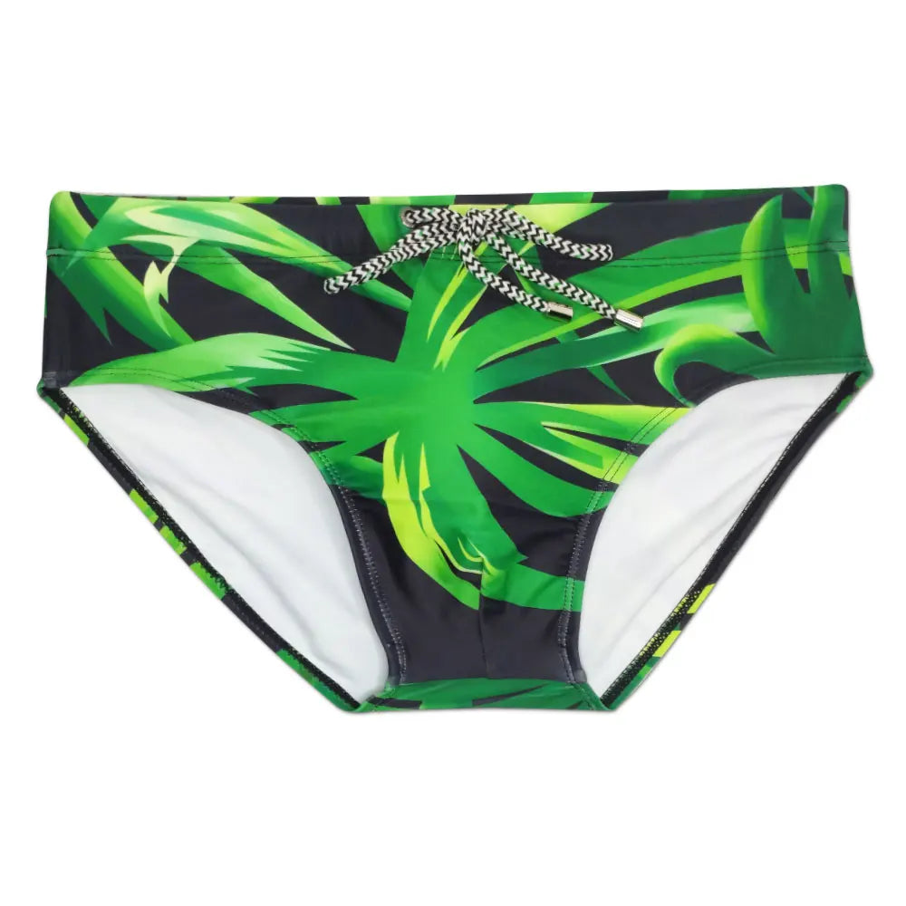 Slip de Bain Homme — Motif Fleurs