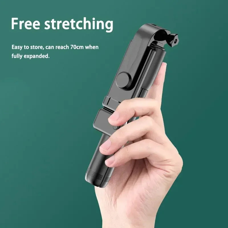 Perche à Selfie Télescopique Trépied Bluetooth 700mm — Télécommande Sans Fil
