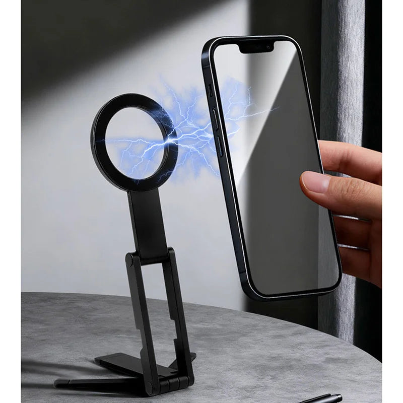 Trépied Magnétique Portable pour Smartphone — Live, Voyage & Selfie