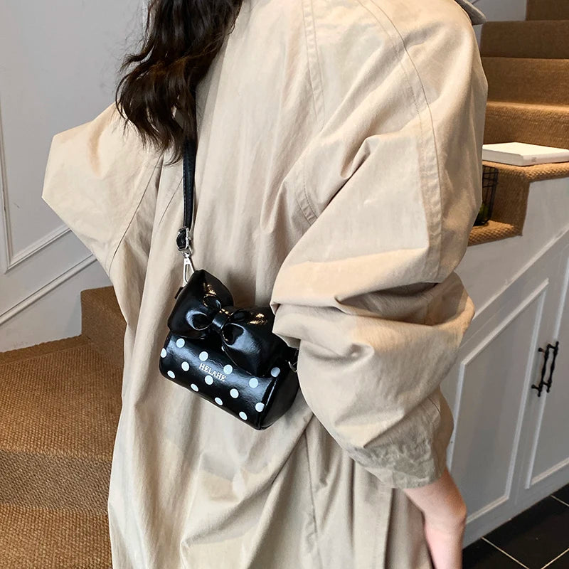 Sac À Main Nœud Papillon — Sac Épaule Grande Capacité Femme Tendance