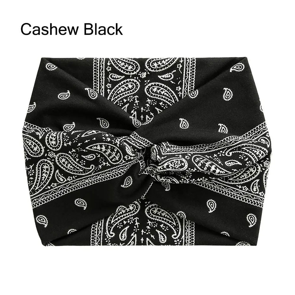 Bandeau Cheveux Torsadé Extra Large — Style Boho, 28 Coloris