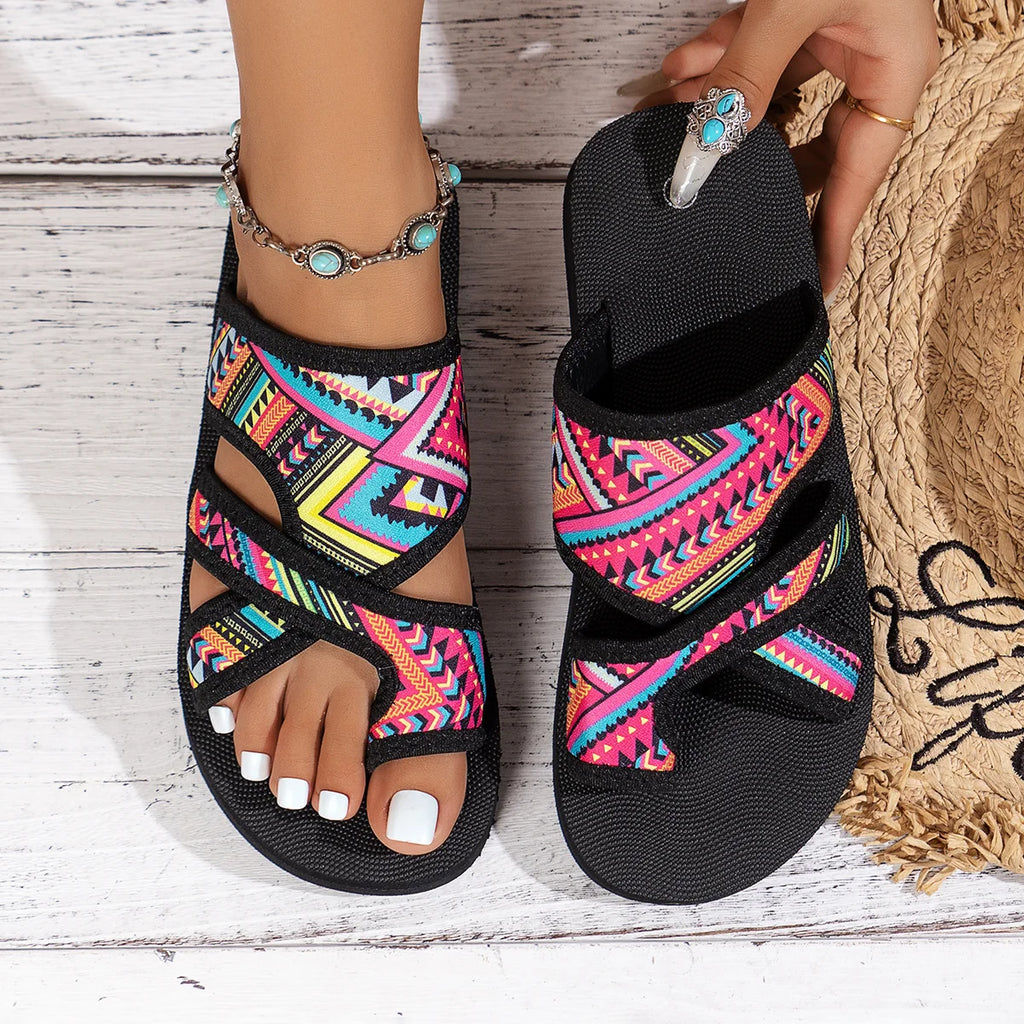 Sandales Plateforme Femme Été — Style Ethnique Bohème Plage