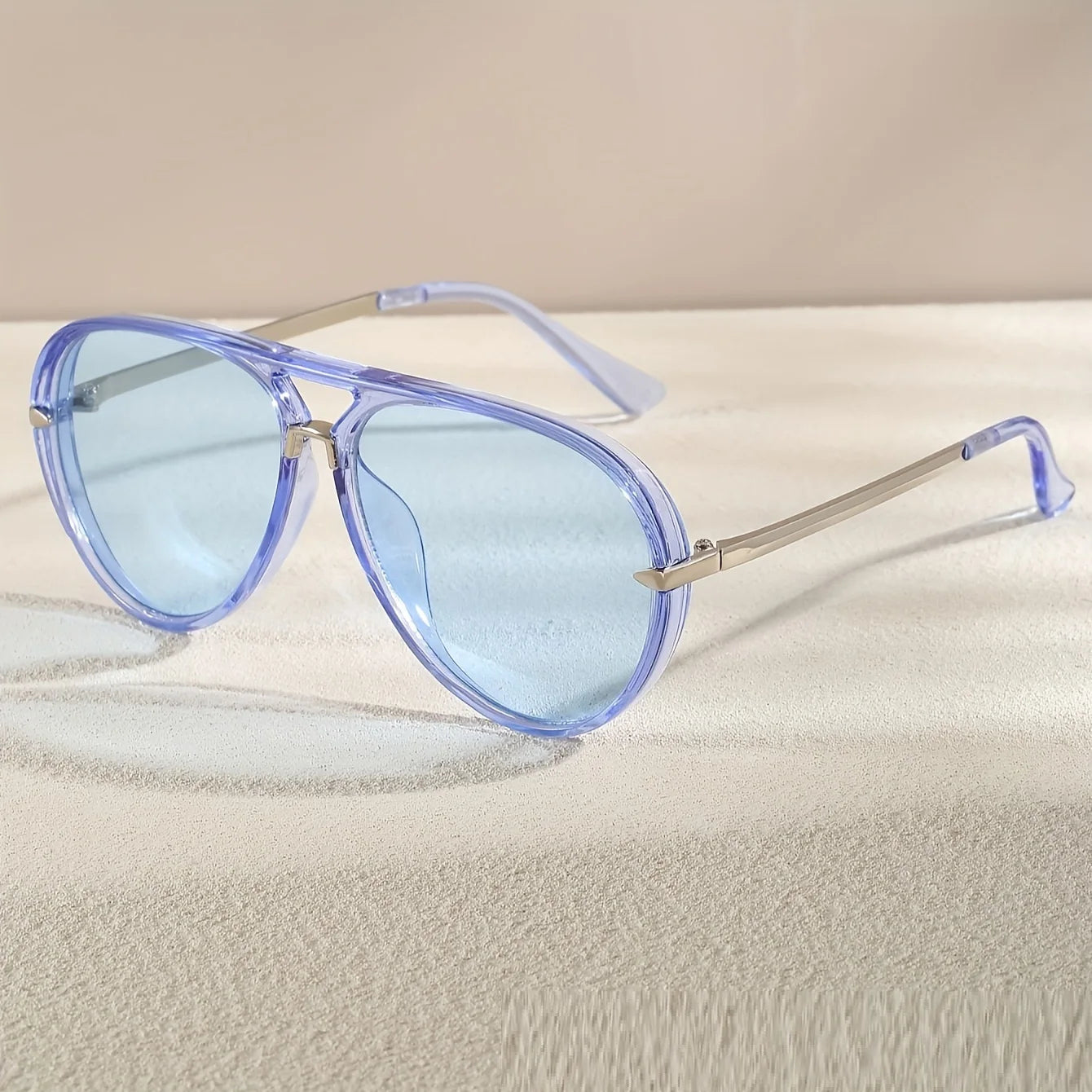 Lunettes de Soleil Ovales Style Vintage — Monture Alliage, Verres Gradient UV400, 6 Coloris