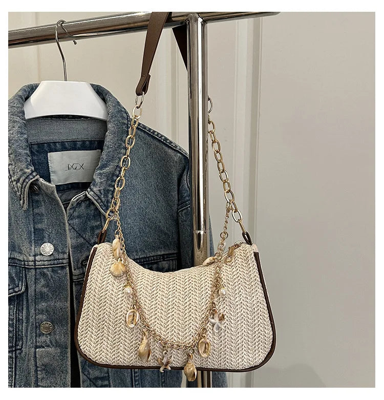 Sac Bandoulière Nylon Léger — Petit Sac Épaule Femme Casual Printemps
