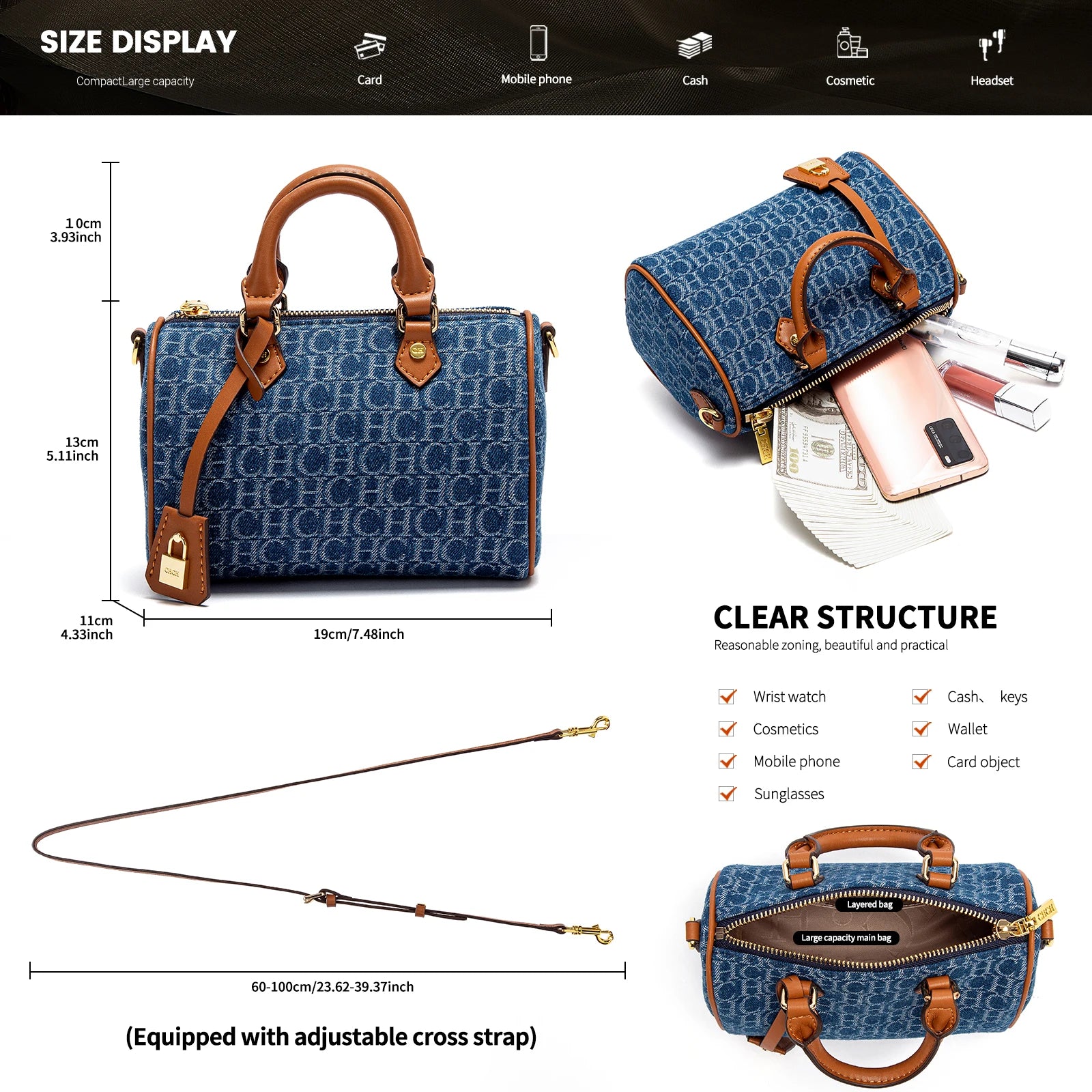 Sac Bandoulière Cowboy Pillow Bag 2025 — Sac à Main Femme Casual & Soirée