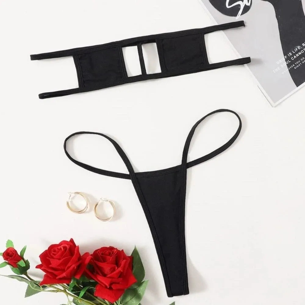 Bikini Cosplay Imprimé Léopard — Lingerie 2 Pièces Femme
