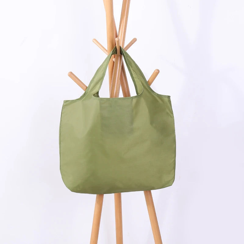 Grand Sac Shopping Éco-Responsable Pliable — Tote Bag Oxford Réutilisable