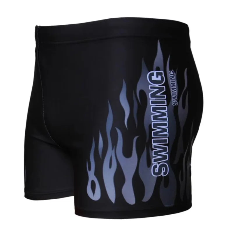 Boxer de Bain Homme — Motif Flamme