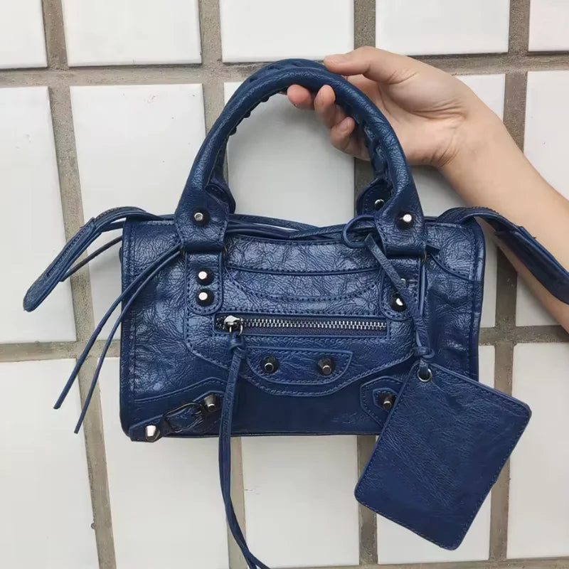 Sac À Main Grande Capacité 2026 — Sac Bandoulière & Hobo Femme Style Moto