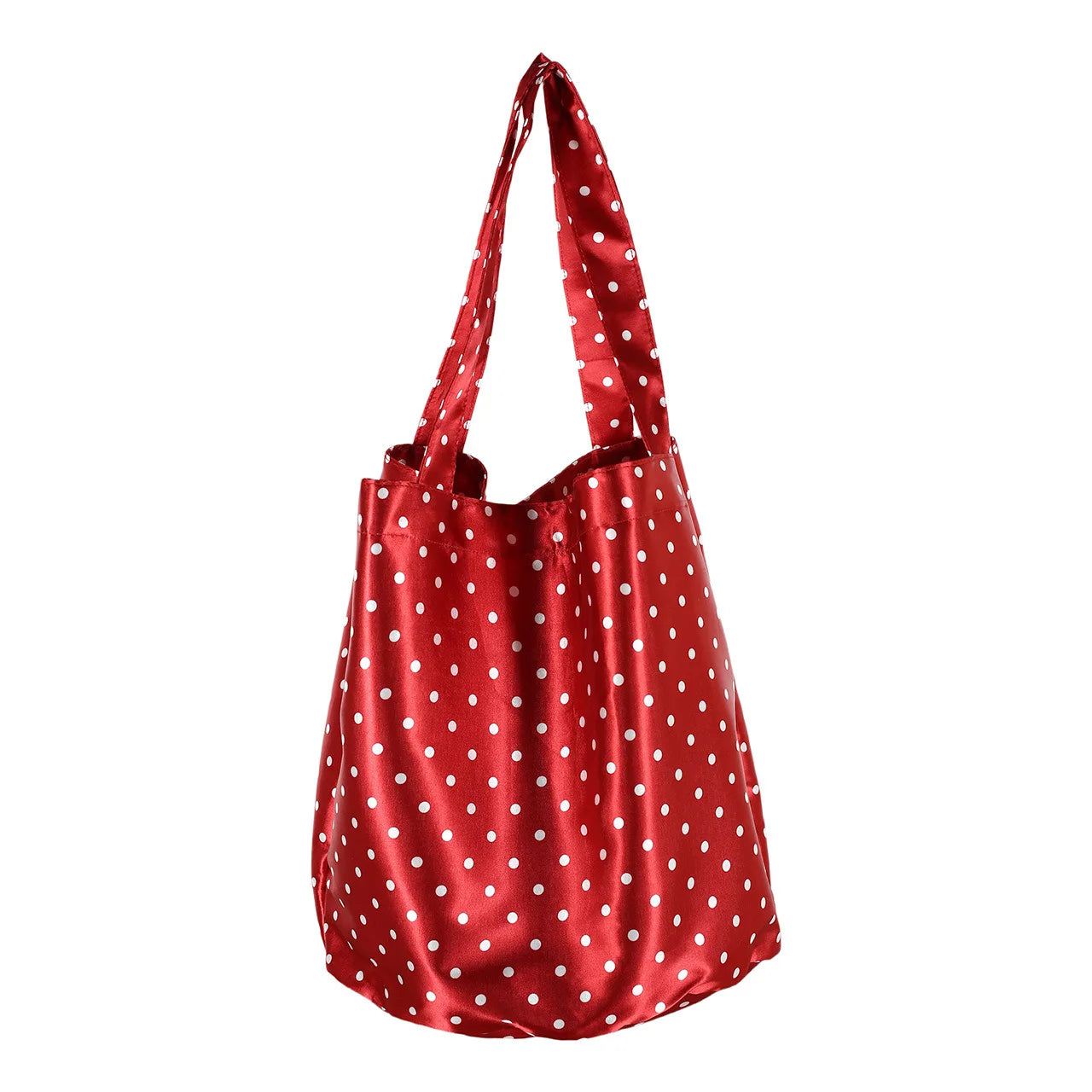 Grand Sac Épaule À Pois — Tote Bag Femme Grande Capacité Casual