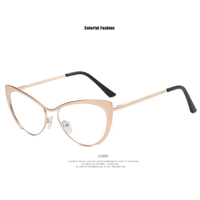 Lunettes de Lecture Œil de Chat — Monture Alliage, Anti-Reflets, Photochromiques, 12 Coloris, +0 à +6