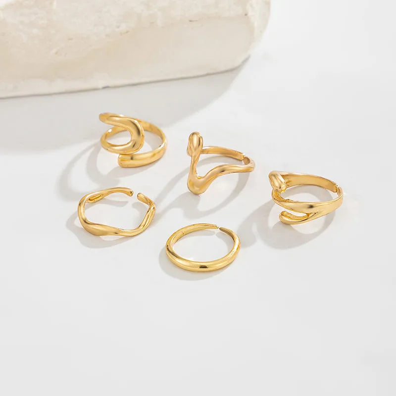 Ensemble de Bagues d'Orteils Ajustables – Bijoux Créatifs Plage & Été