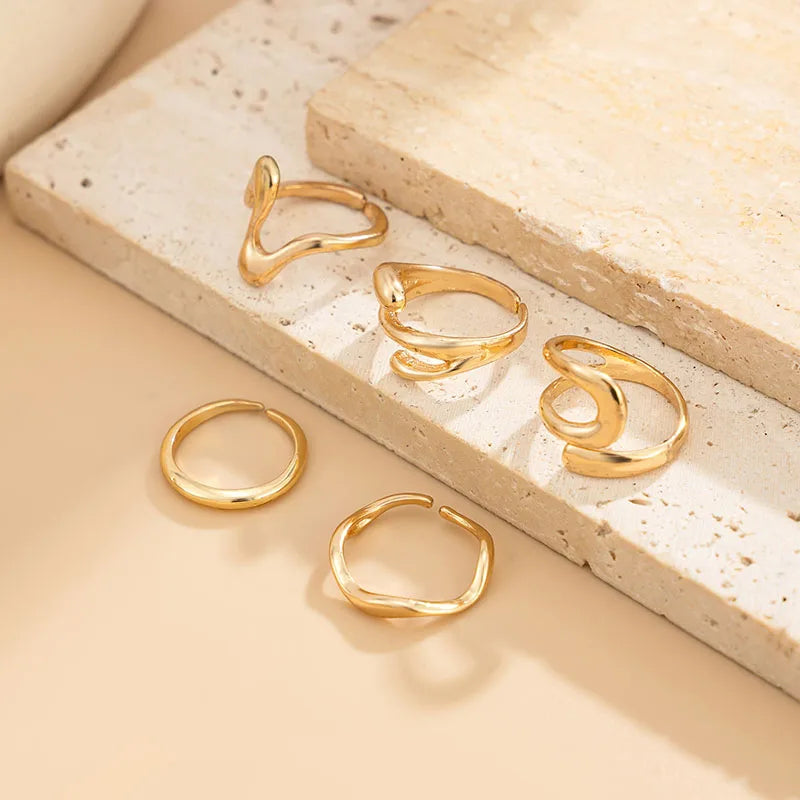 Ensemble de Bagues d'Orteils Ajustables – Bijoux Créatifs Plage & Été