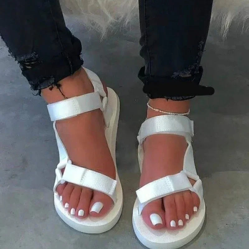 Sandales Plates Femme Été — Sport Casual Antidérapantes Plage
