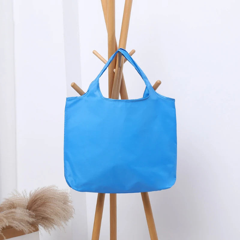 Grand Sac Shopping Éco-Responsable Pliable — Tote Bag Oxford Réutilisable