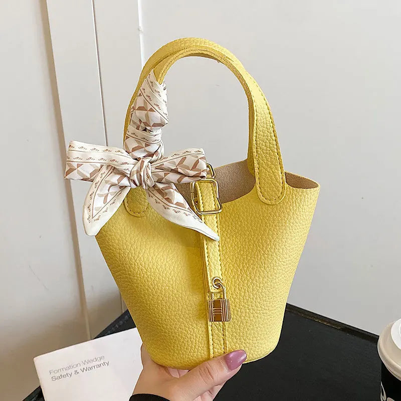 Sac Seau Texturé Litchi — Sac À Main Femme Élégant Style Minimaliste 2026