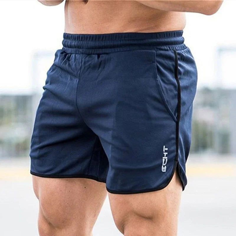 Short de Fitness Homme — Mesh Respirant Séchage Rapide