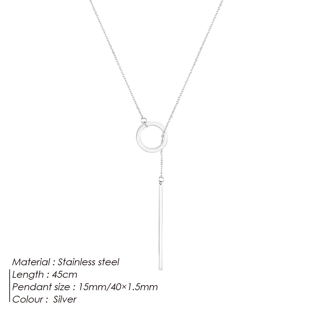 Collier Perle Clavicule Feuille — Chaîne Longue Pendentif Femme Minimaliste
