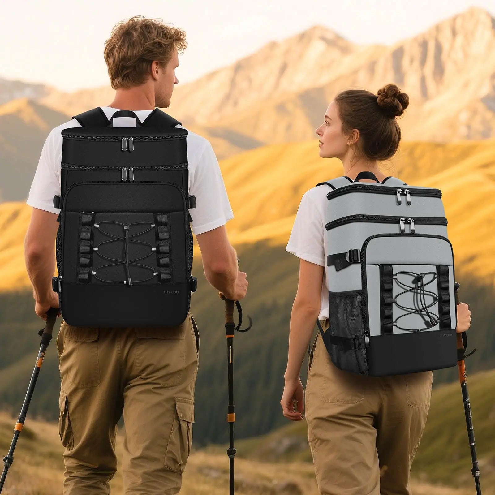 Sac à Dos Isotherme Multicompartiments — Plage, Voyage, Pique-Nique & Camping