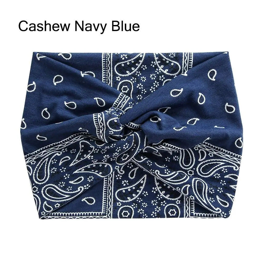 Bandeau Cheveux Torsadé Extra Large — Style Boho, 28 Coloris