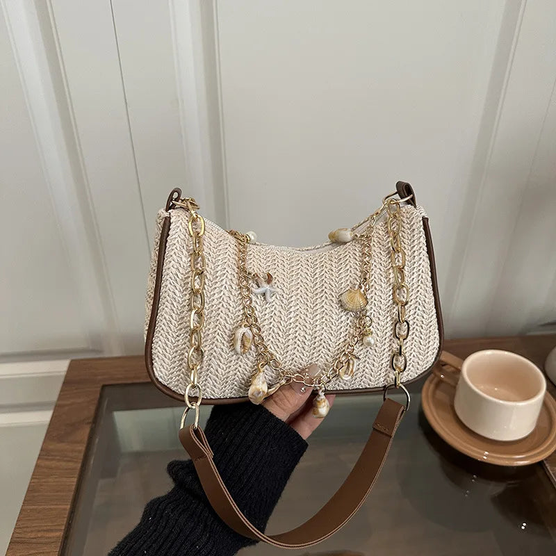 Sac Bandoulière Nylon Léger — Petit Sac Épaule Femme Casual Printemps