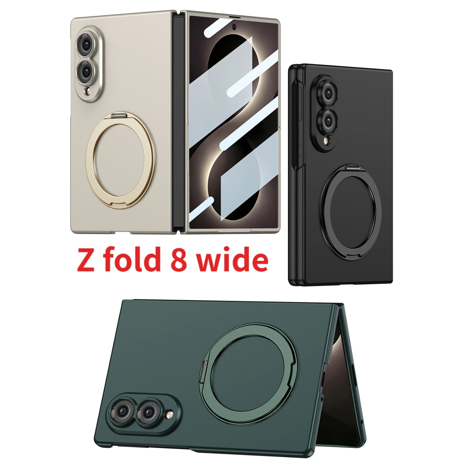 Coque Samsung Galaxy Z Fold 8 Wide — Antichoc Support Magnétique 360° Ultra-Fine MagSafe