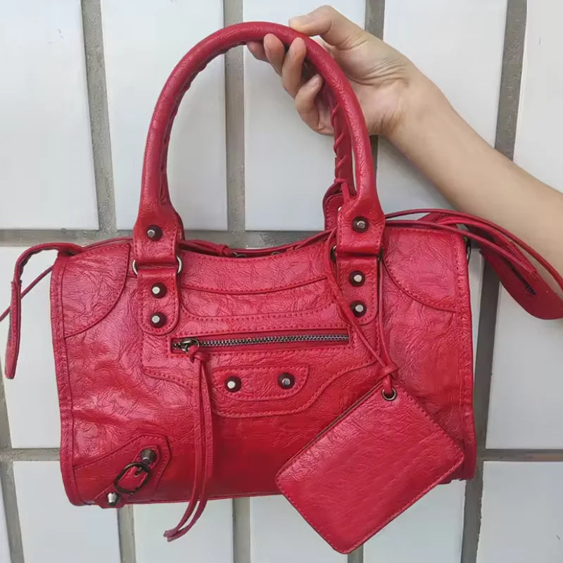 Sac À Main Grande Capacité 2026 — Sac Bandoulière & Hobo Femme Style Moto