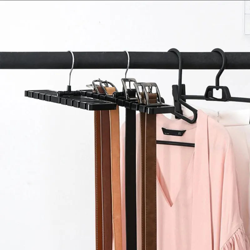 Rack Suspendu Multifonction – Rangement Ceintures, Cravates & Écharpes