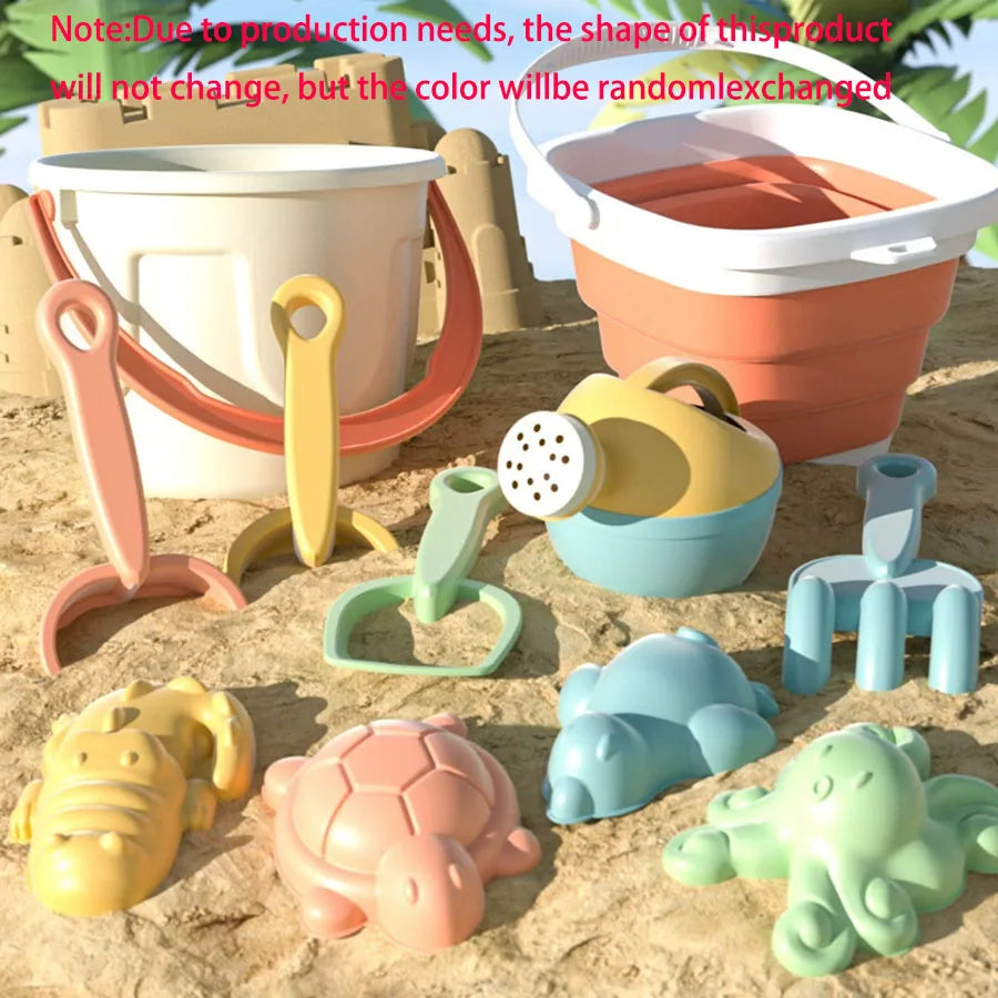 Set de Jouets de Plage Colorés pour Enfants — Seau, Moules & Accessoires Sable