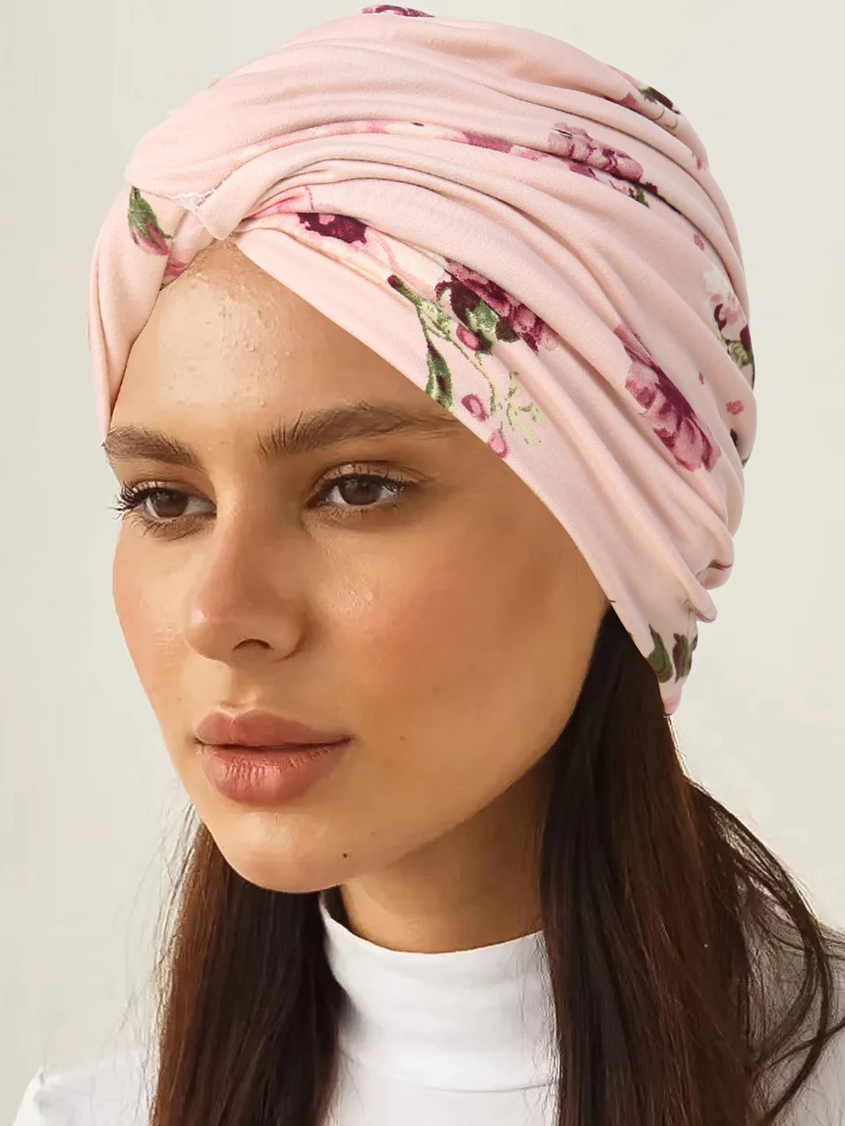 Turban Hijab Léopard Élastique Respirant — Bonnet Chimio Femme 2024