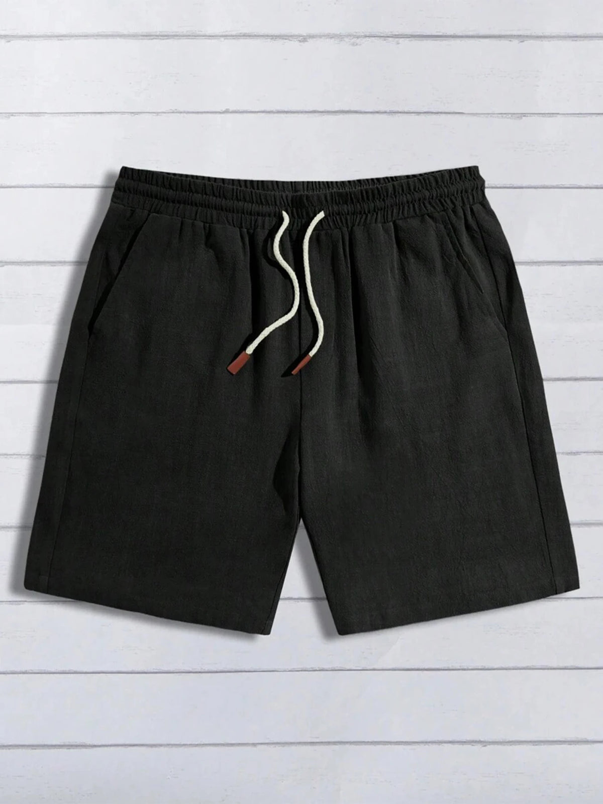 Short en Lin pour Homme – Coupe Ample, Style Casual, Respirant