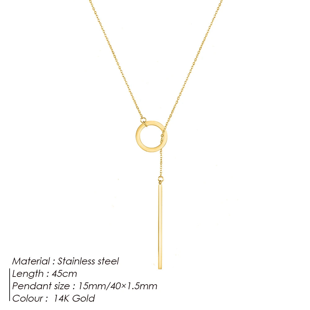 Collier Perle Clavicule Feuille — Chaîne Longue Pendentif Femme Minimaliste