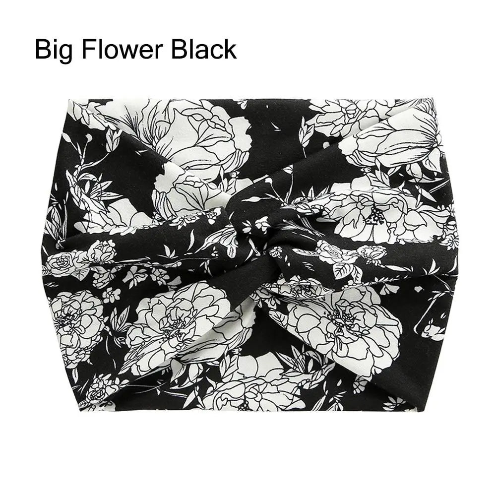 Bandeau Cheveux Torsadé Extra Large — Style Boho, 28 Coloris