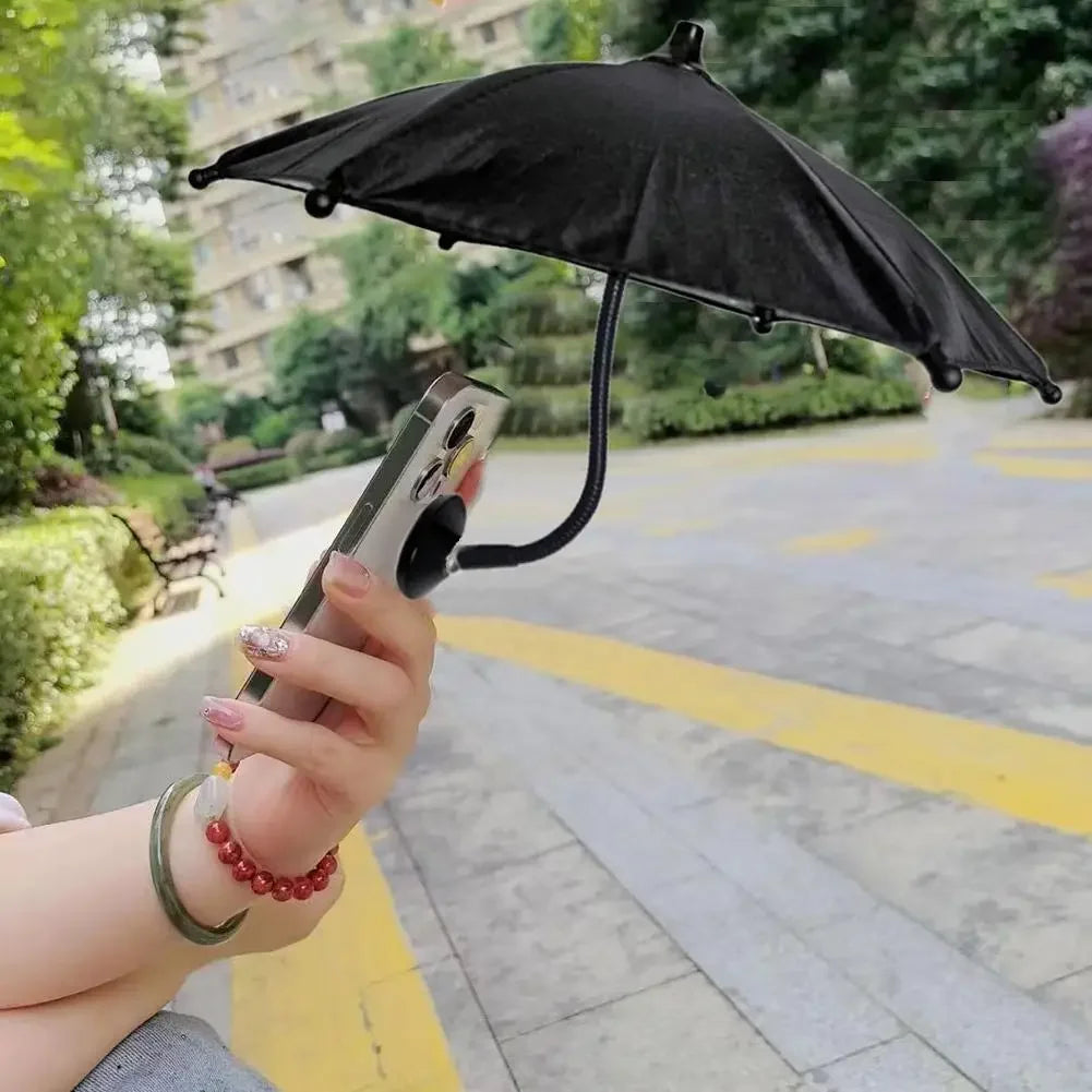 Support Téléphone Parapluie Magnétique 360° — Anti-éblouissement, Voiture / Vélo / Moto