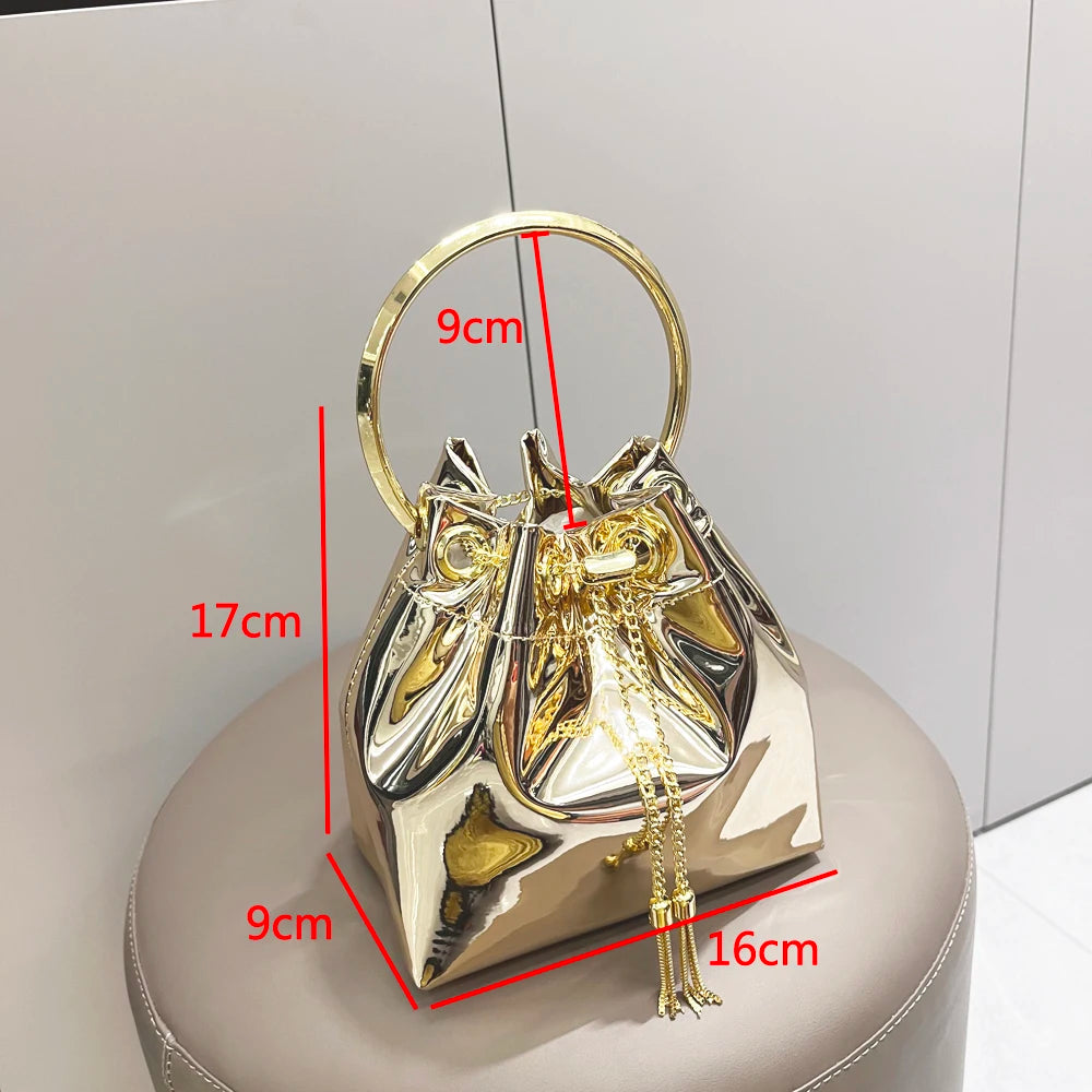 Sac Seau Luxe Soirée — Sac À Main & Épaule Cuir PU Femme Banquet & Fête