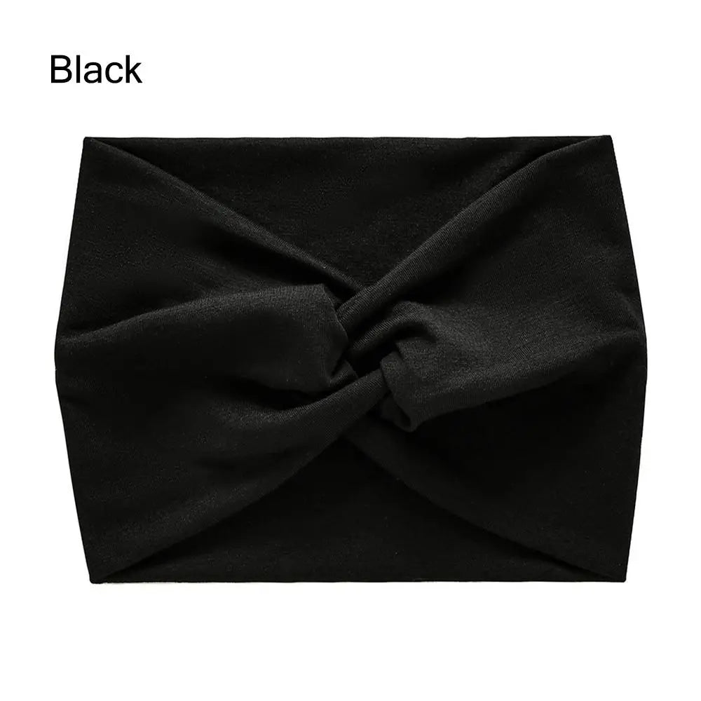 Bandeau Cheveux Torsadé Extra Large — Style Boho, 28 Coloris