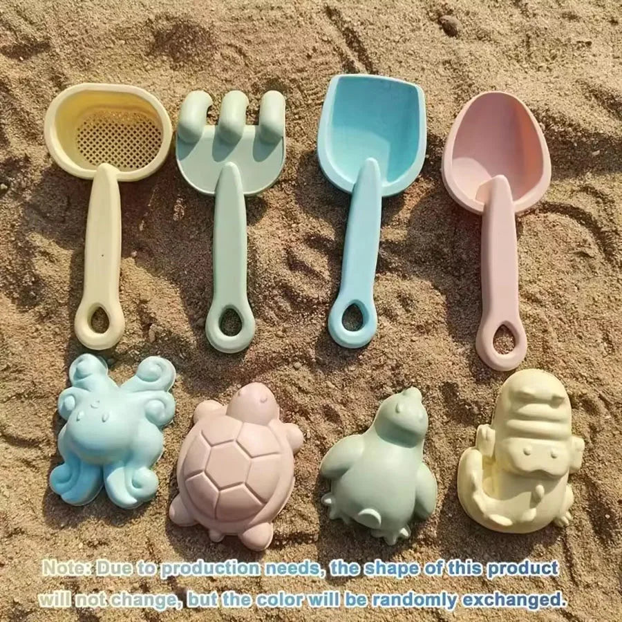 Set de Jouets de Plage Colorés pour Enfants — Seau, Moules & Accessoires Sable