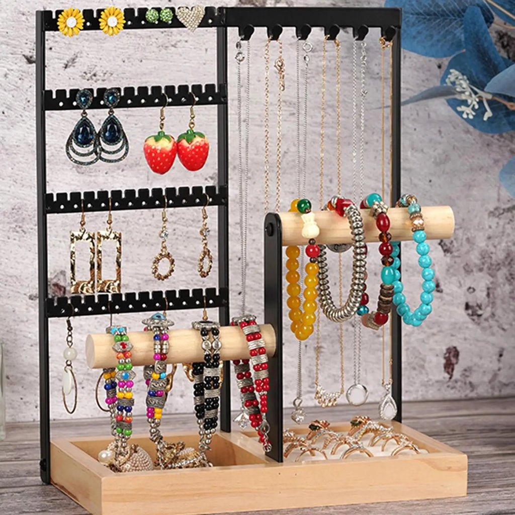 Présentoir 4 Étages Bureau — Support Montres & Accessoires